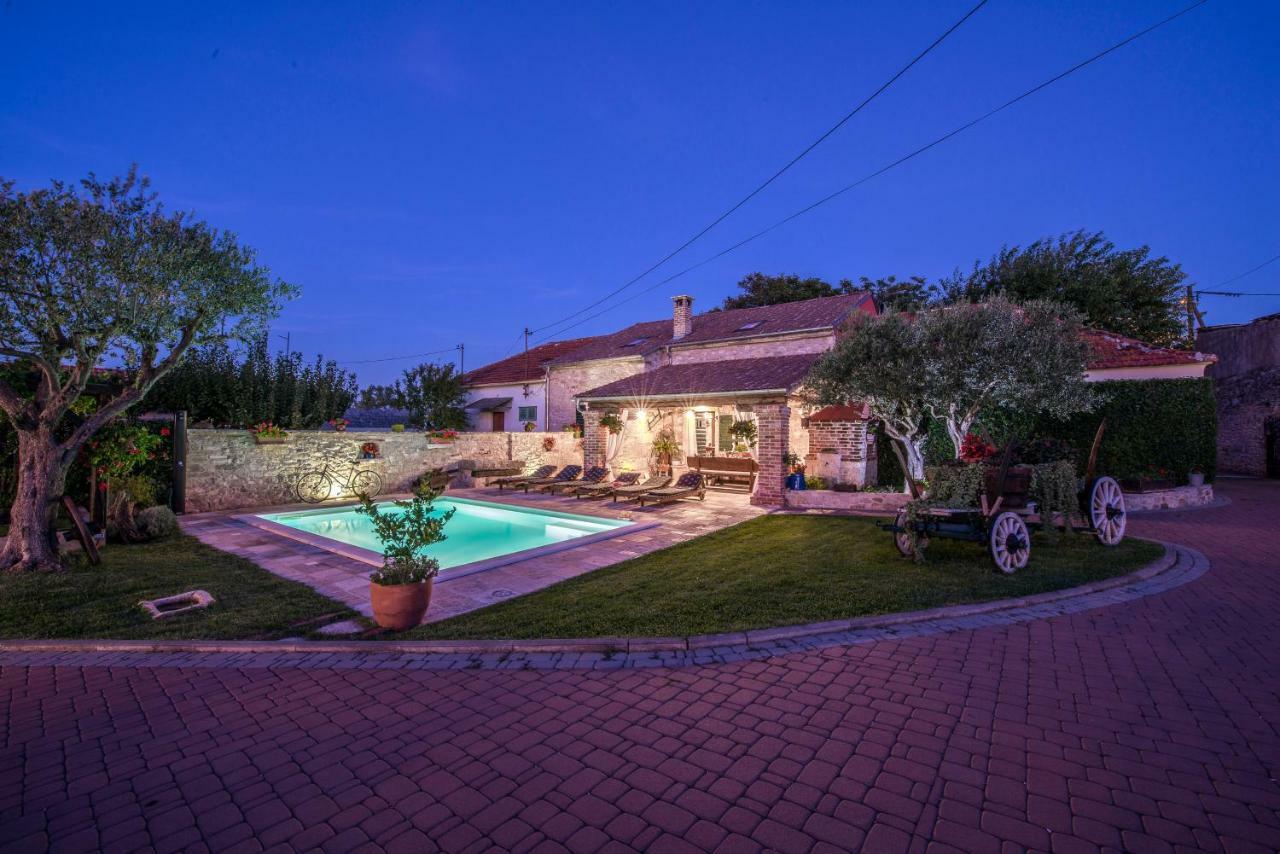 Donji Zemunik Villa Sisman מראה חיצוני תמונה